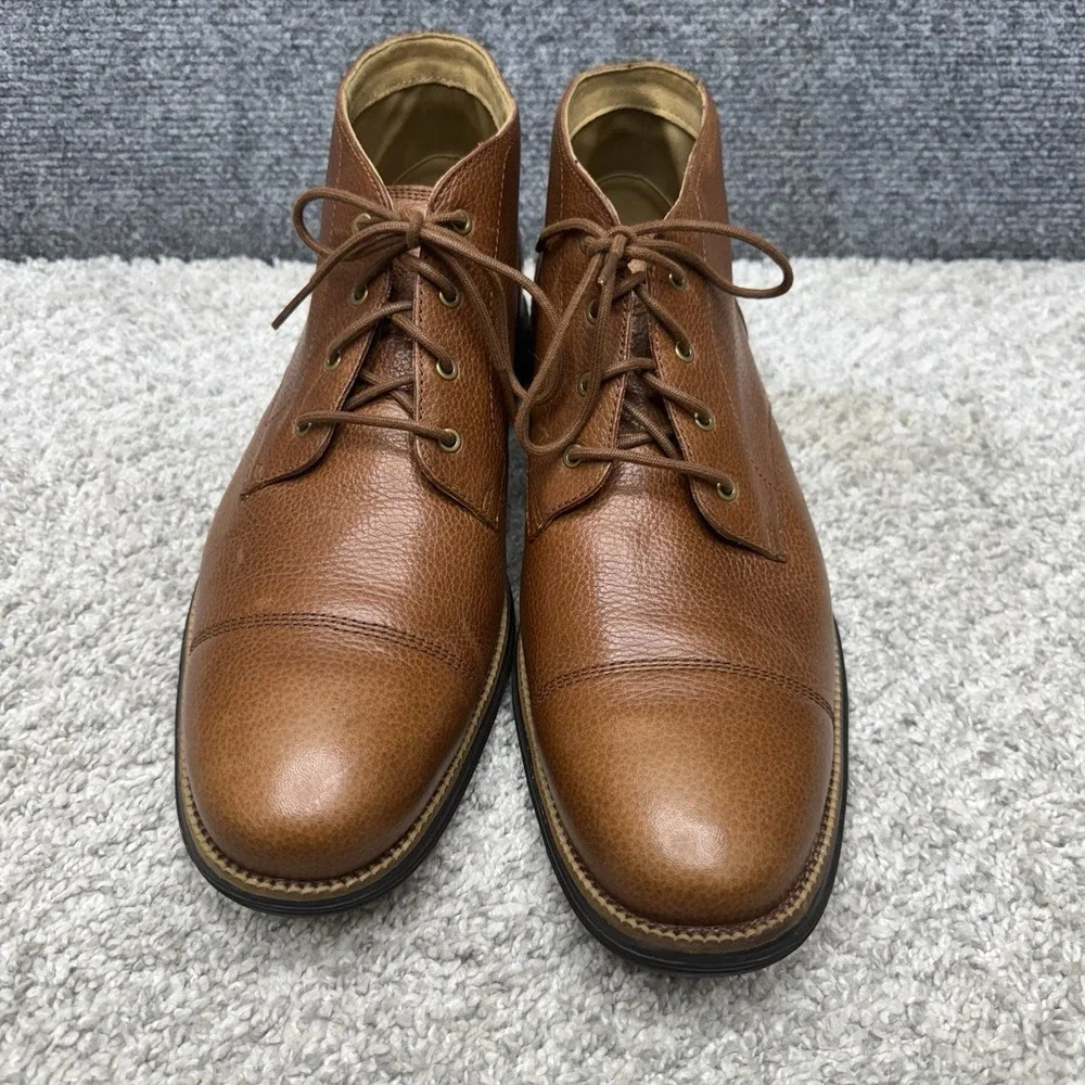 Cole Haan Grand.0s C23429 Chukka Boots Cap Toe shoes Brown Men's 12M
